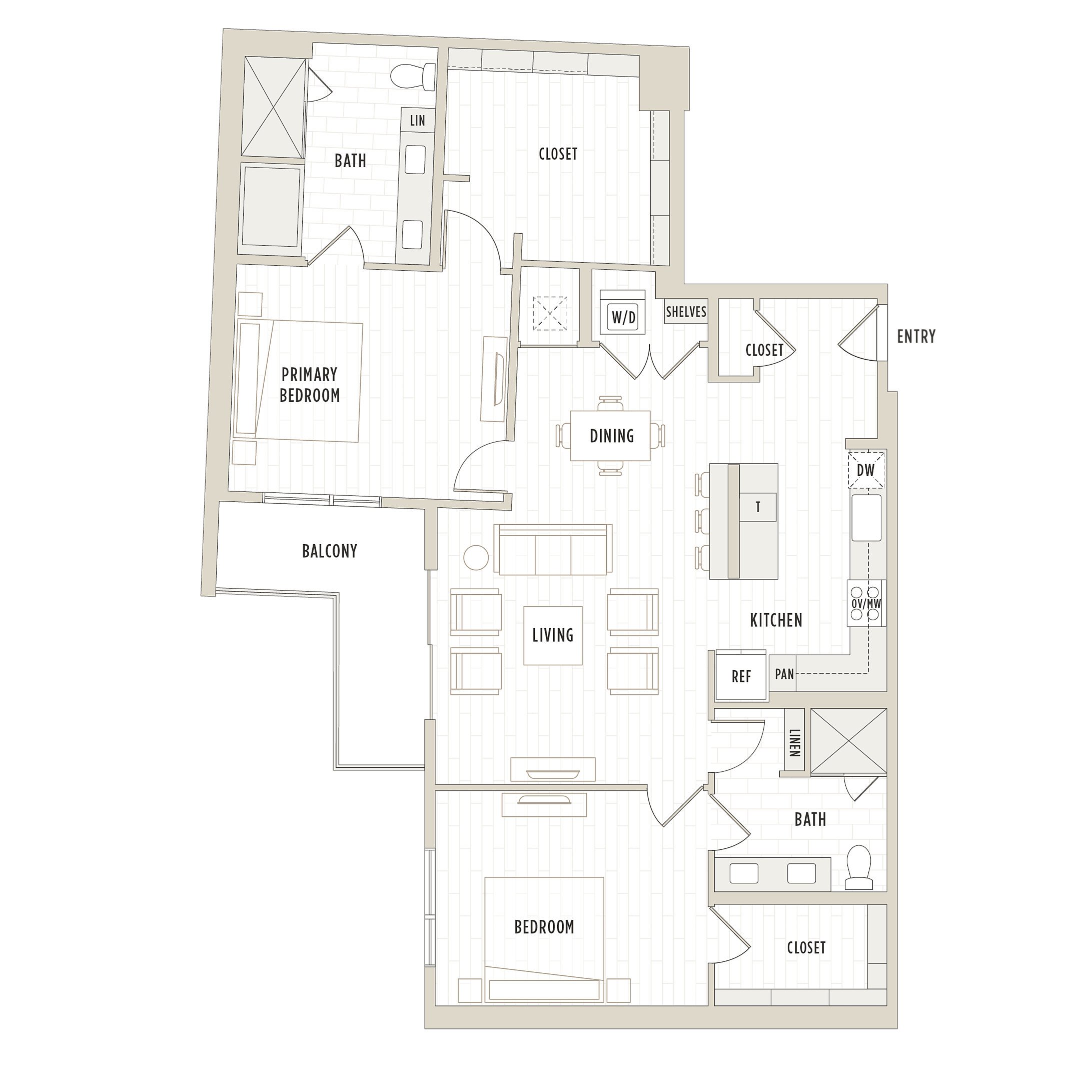 Floor plan layout diagram for B9