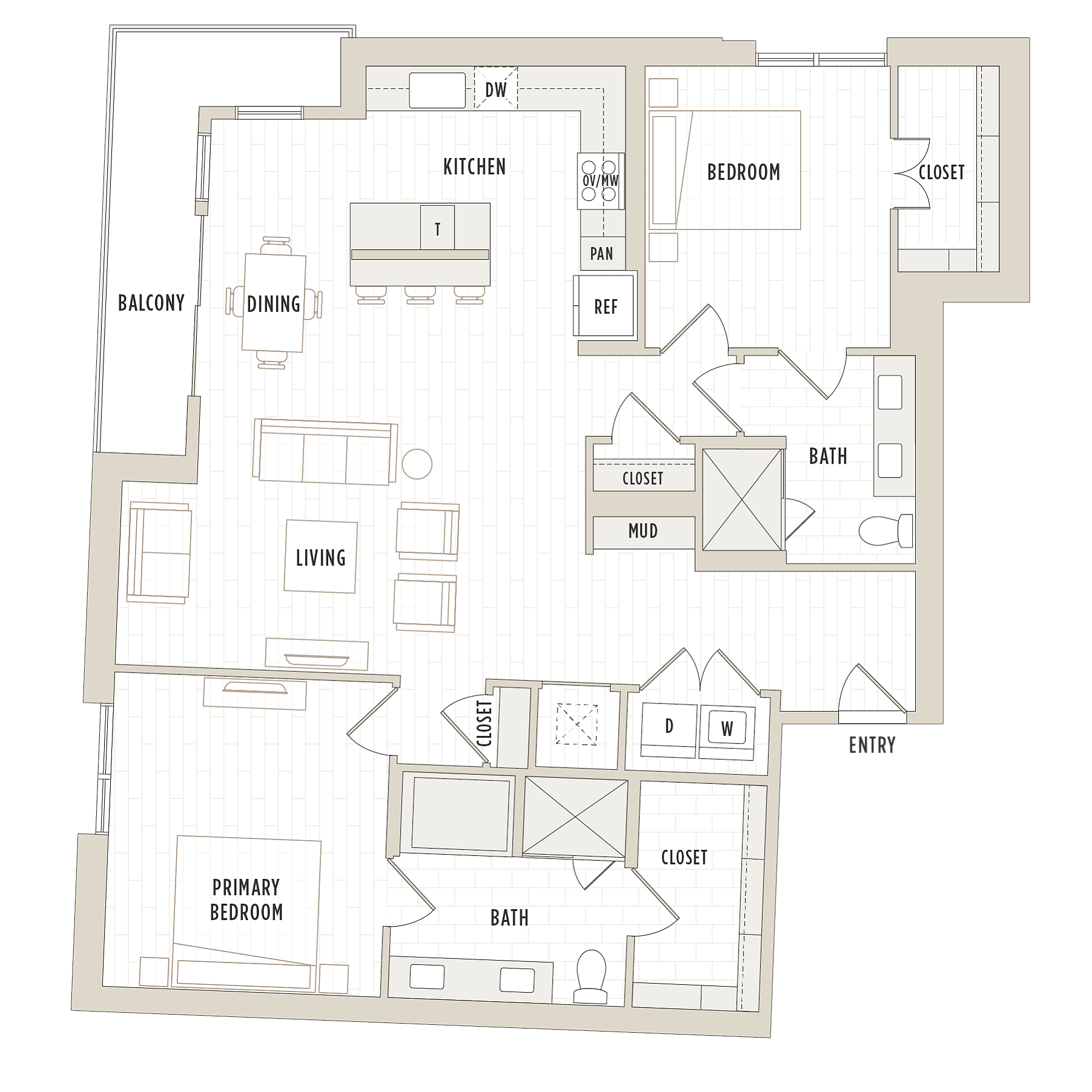 Floor plan layout diagram for B8.1