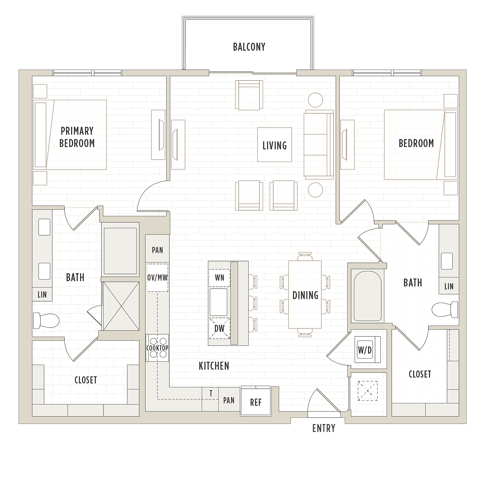 Floor plan layout diagram for B5.1