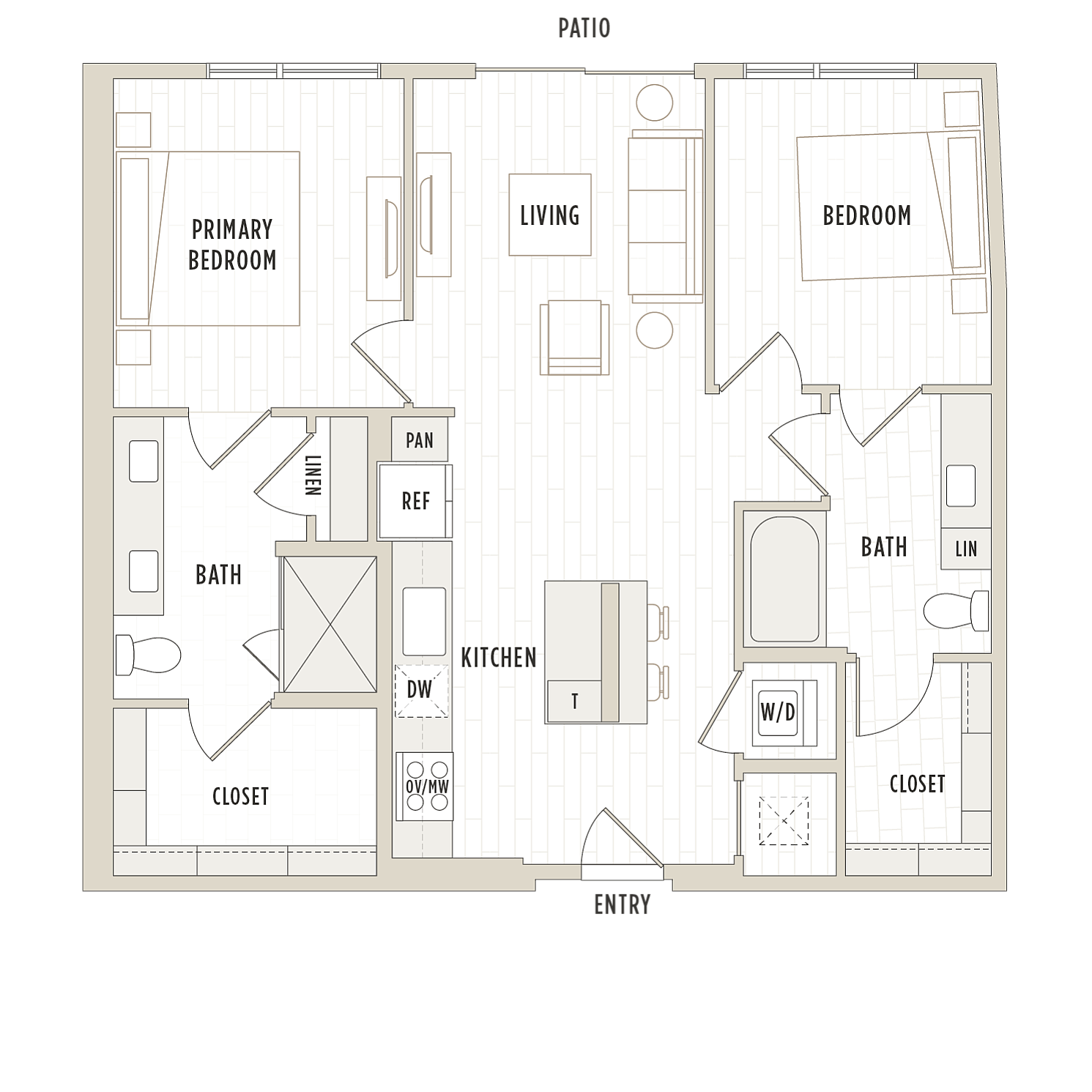 Floor plan layout diagram for B1