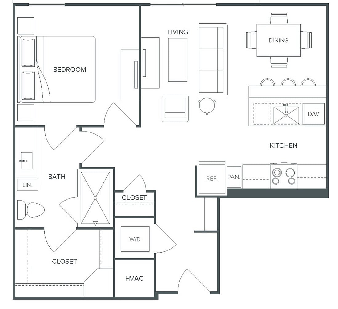 Floor plan layout diagram for A7.WF