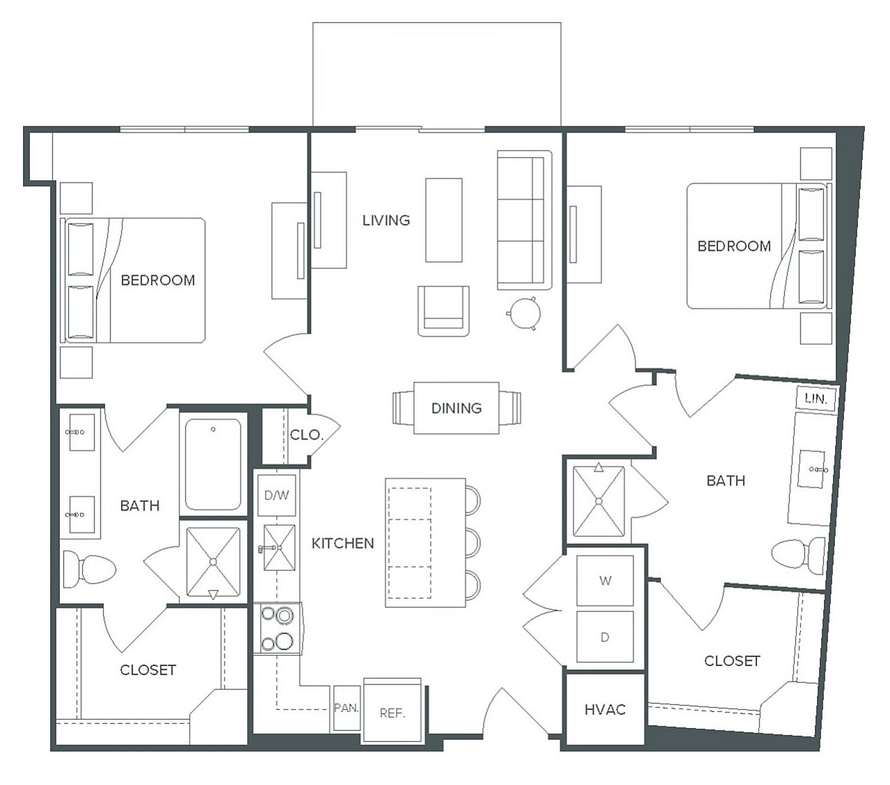 Floor plan layout diagram for B6.WF