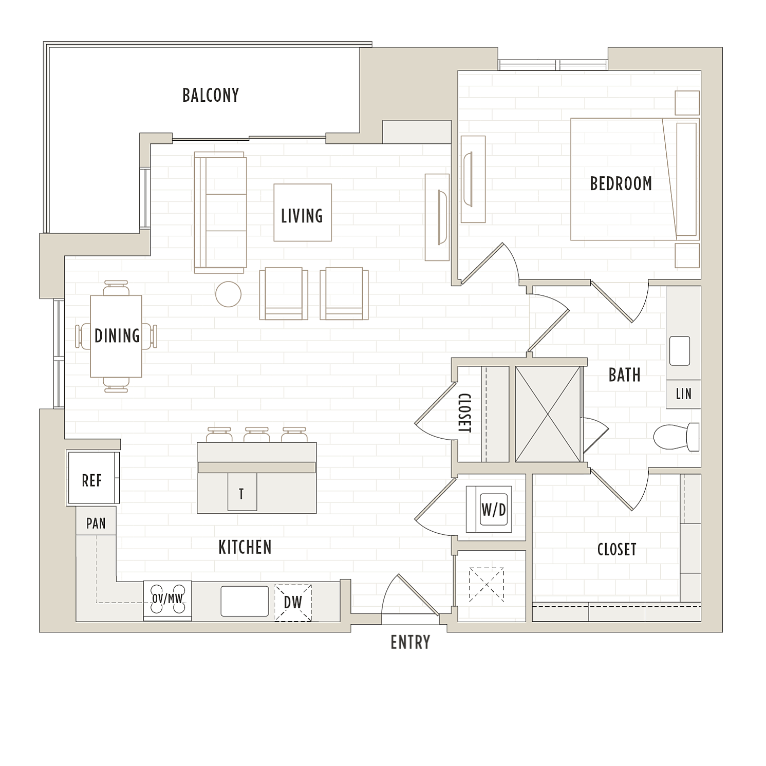 Floor plan layout diagram for A8