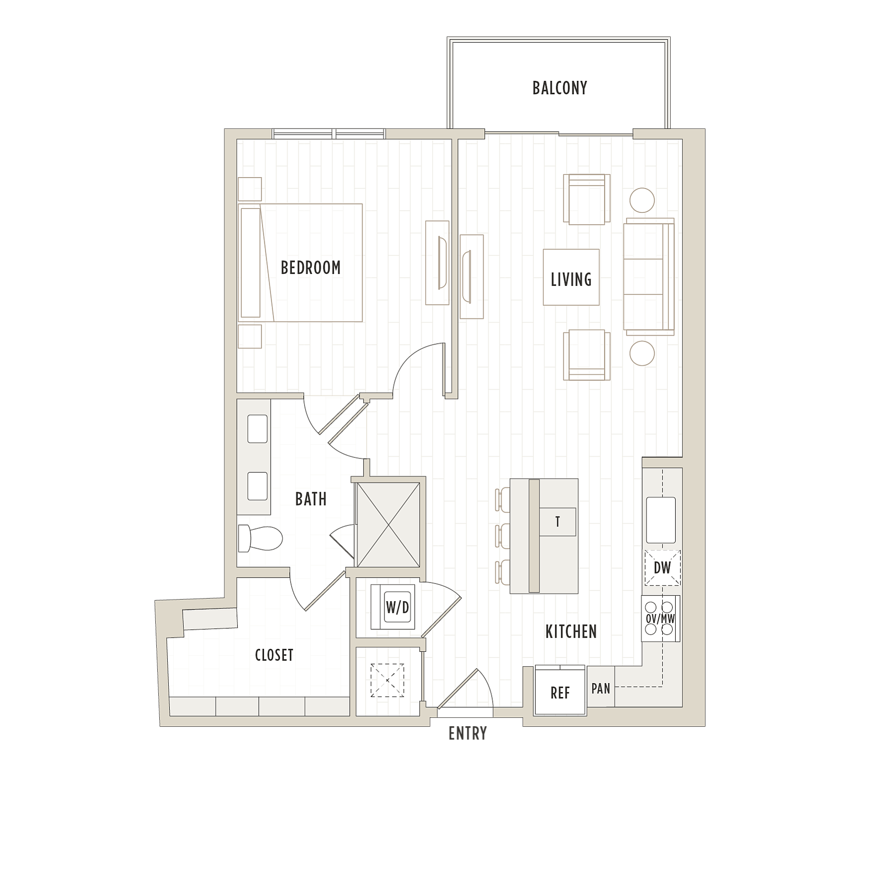 Floor plan layout diagram for A6.3
