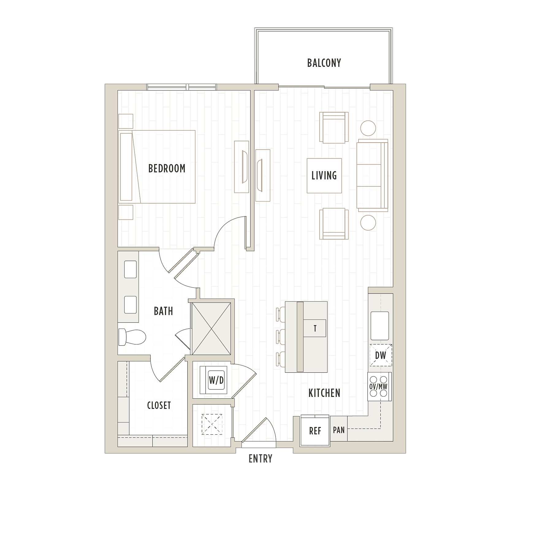 Floor plan layout diagram for A6.1