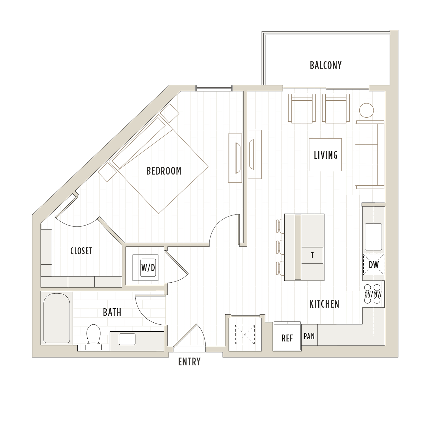 Floor plan layout diagram for A3