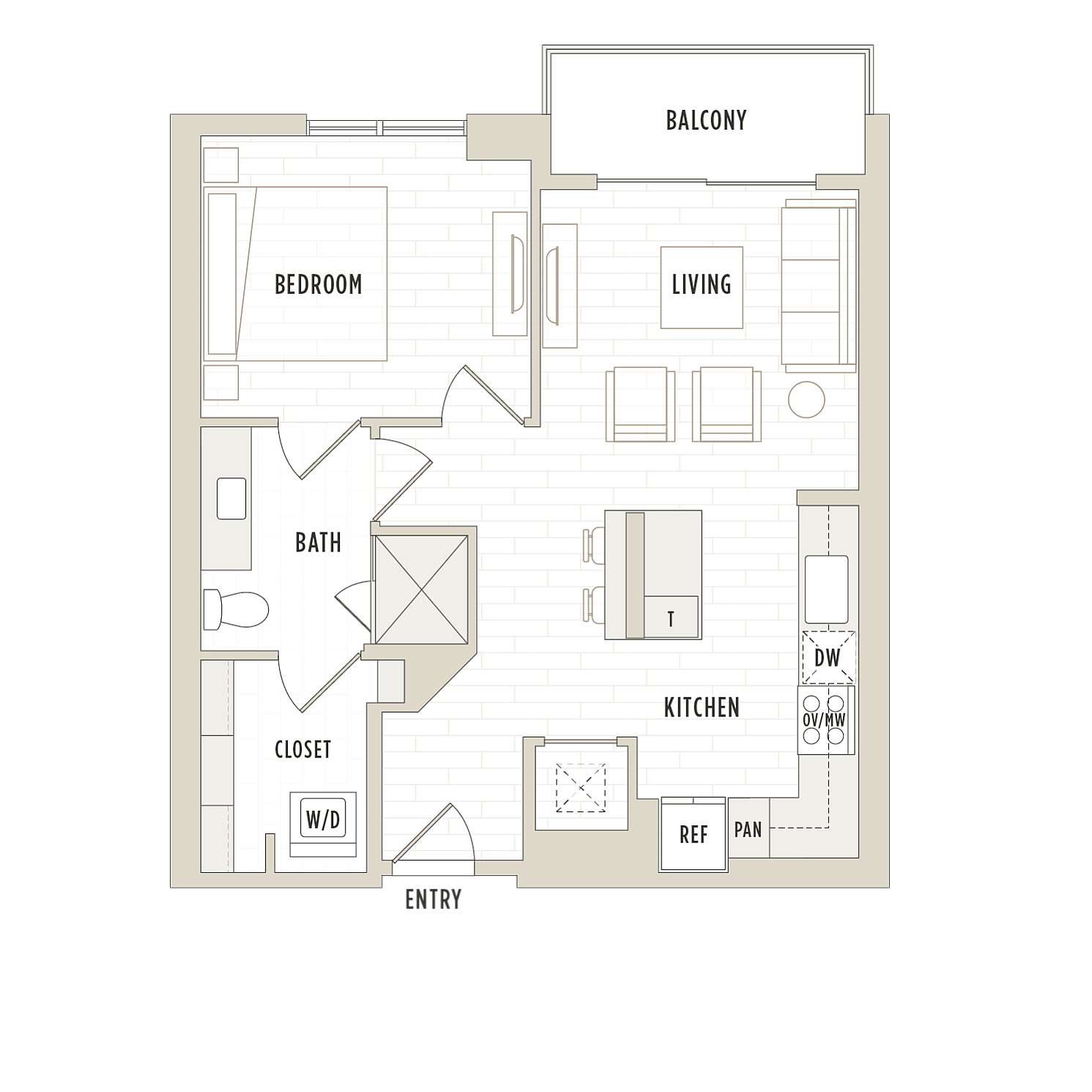Floor plan layout diagram for A13.1