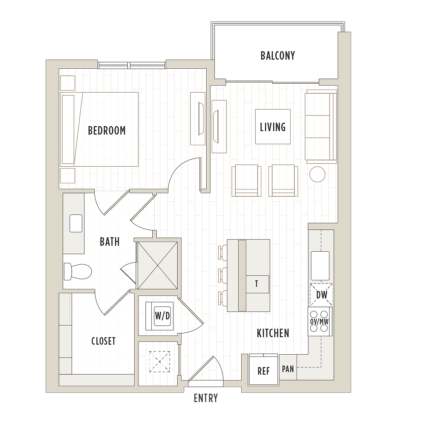 Floor plan layout diagram for A1.2