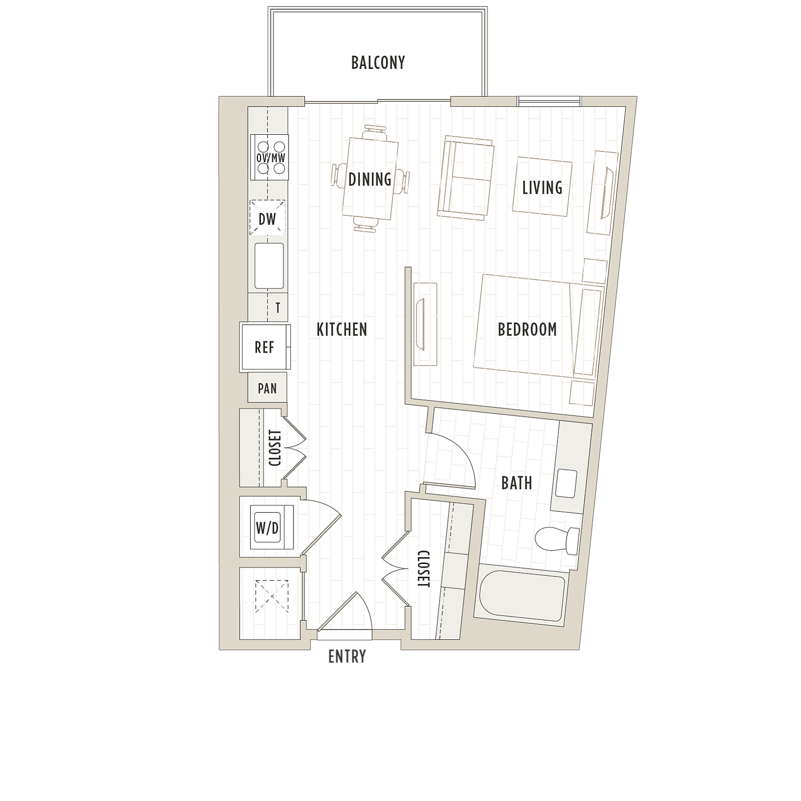 Floor plan layout diagram for S5
