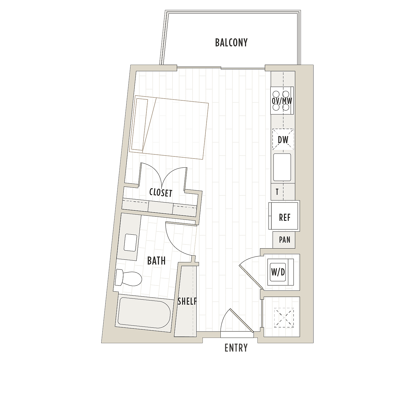 Floor plan layout diagram for S1