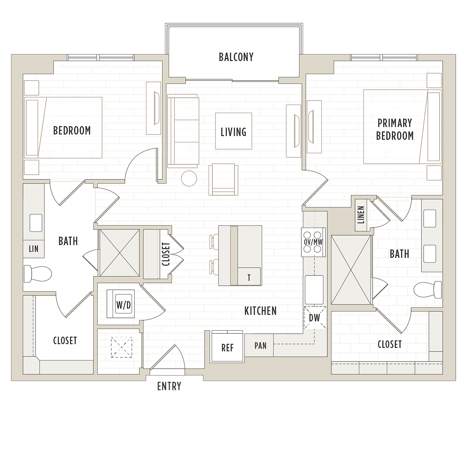 Floor plan layout diagram for B3.3