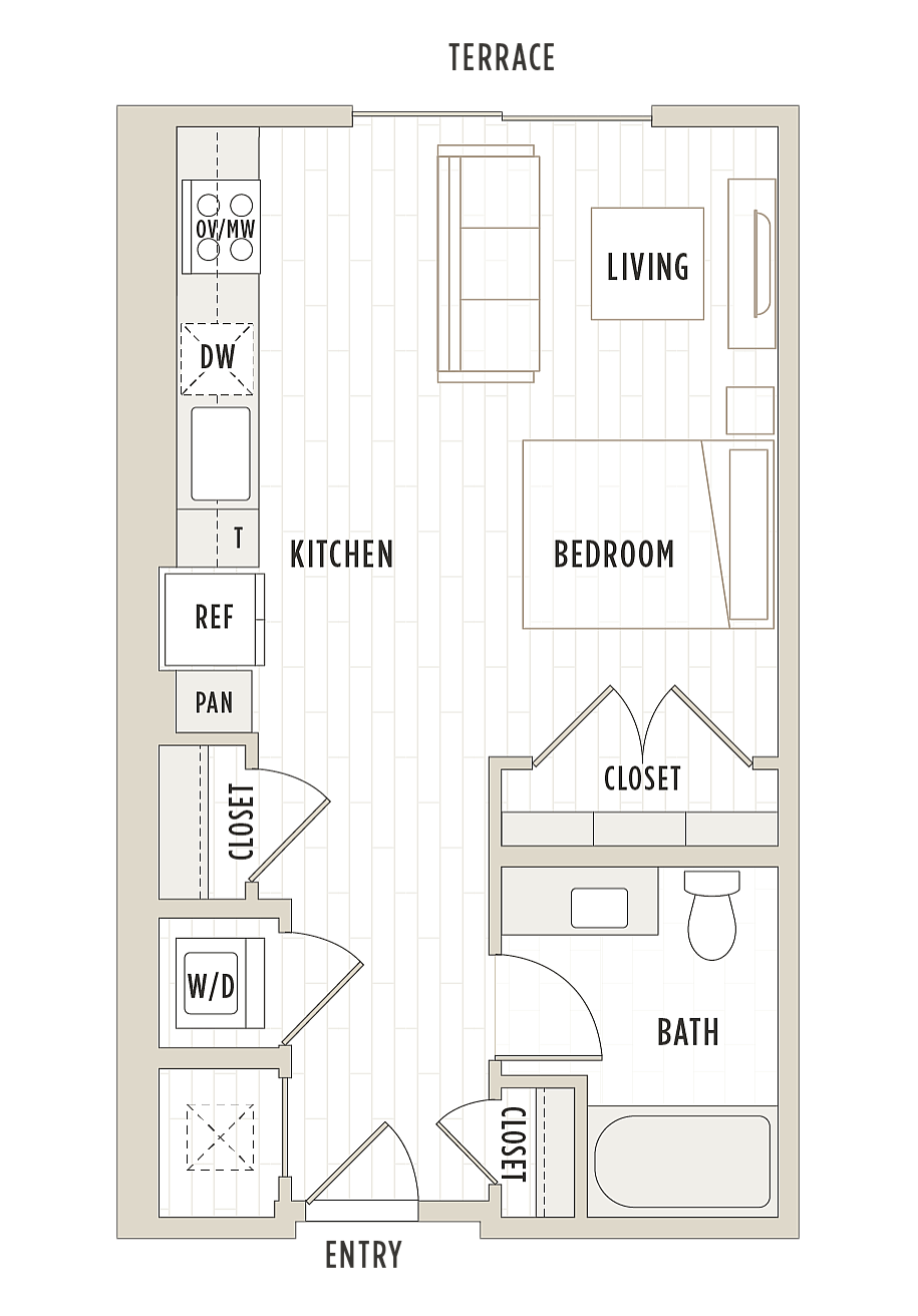 Floor plan layout diagram for S8