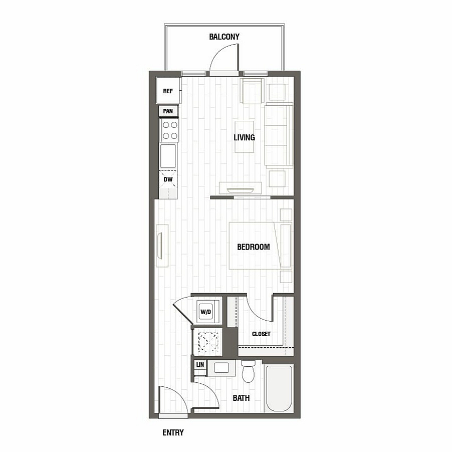Floor plan layout diagram for ST