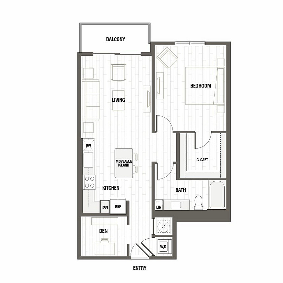 Floor plan layout diagram for A2