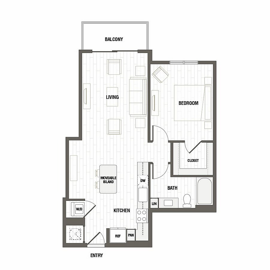 Floor plan layout diagram for A3