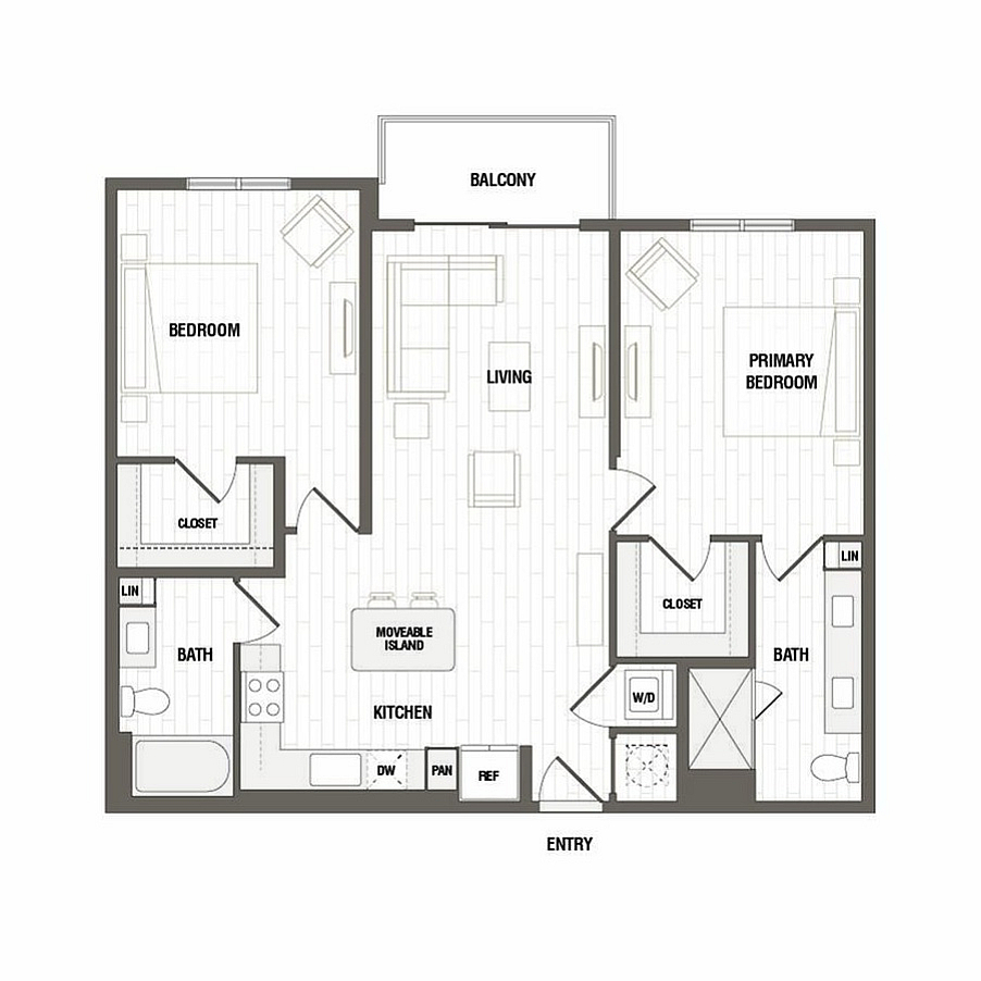 Floor plan layout diagram for B1