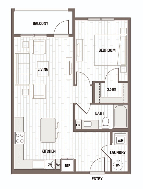 Floor plan layout diagram for A2