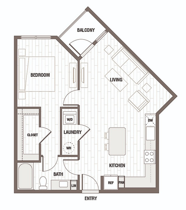 Floor plan layout diagram for A3