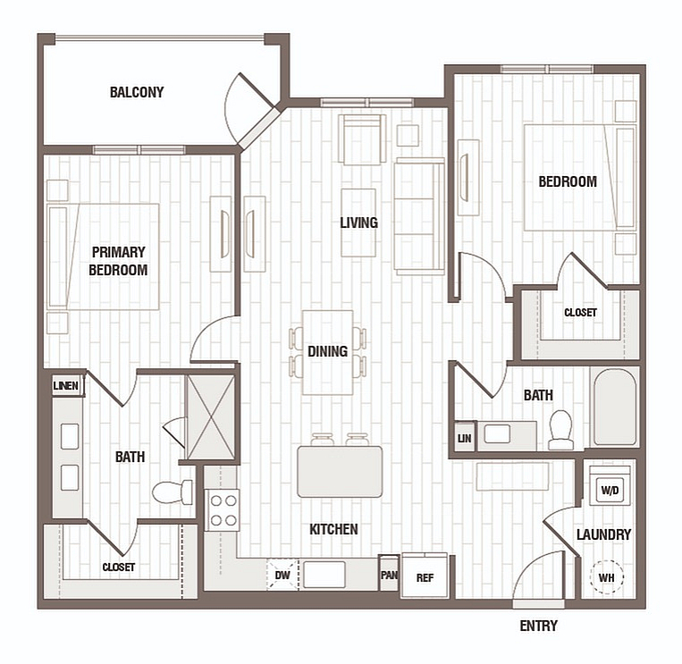 Floor plan layout diagram for B1