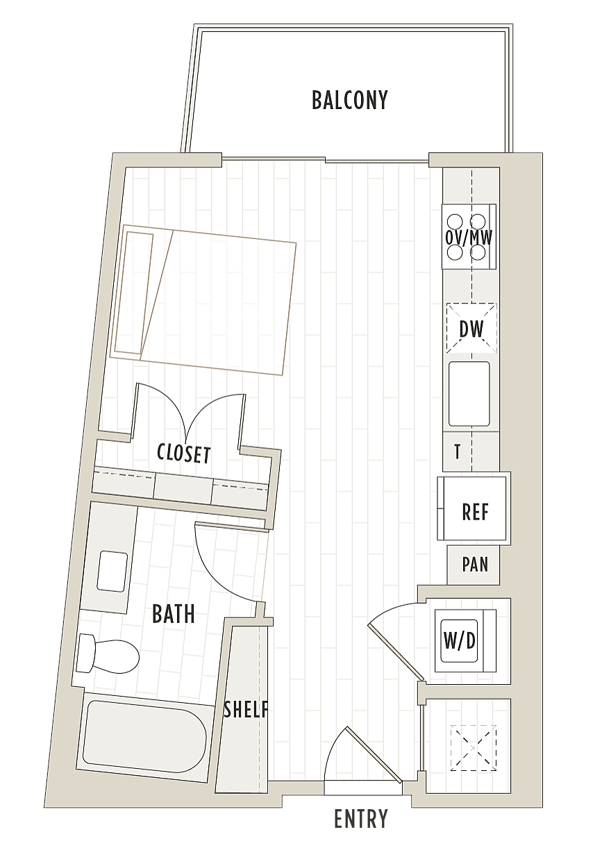 Floor plan layout diagram for S1WF