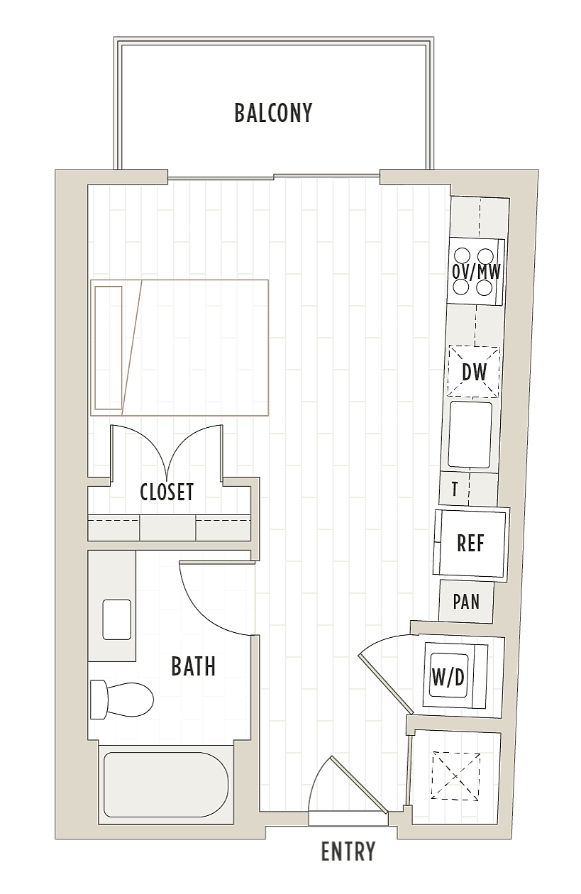 Floor plan layout diagram for S2WF