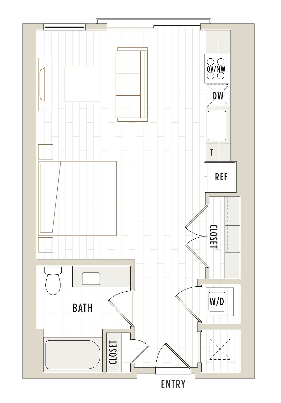 Floor plan layout diagram for S3.4WF