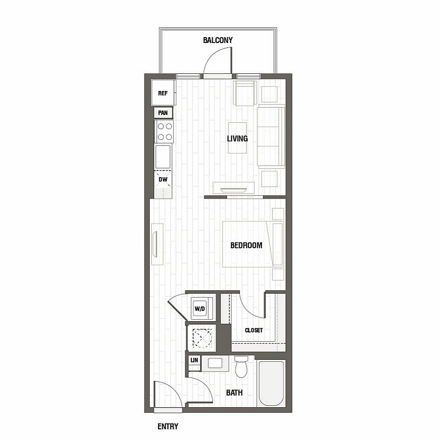 Floor plan layout diagram for ST.WF