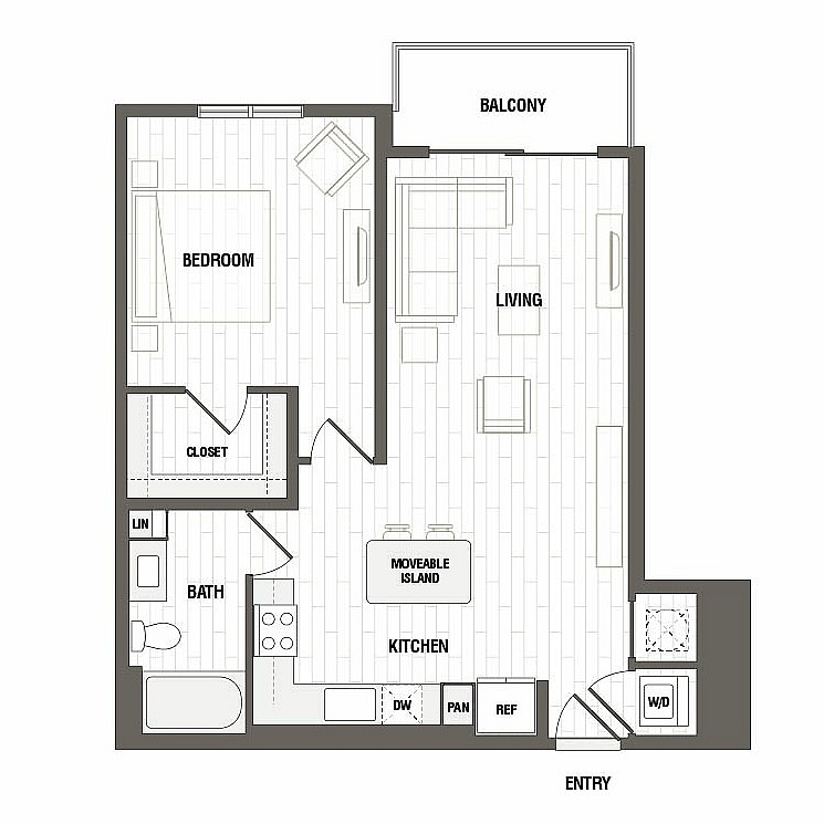 Floor plan layout diagram for A4.WF