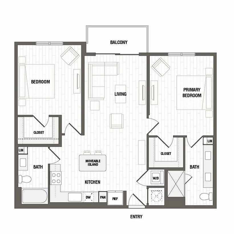 Floor plan layout diagram for B1.WF
