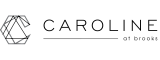 Caroline at Brooks logo featuring geometric triangle design.