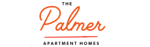 Logo of The Palmer Apartment Homes with stylish script font.