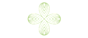 Intricate green geometric pattern resembling a nature-inspired floral design, great for artistic accents.