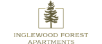 Elegant logo for Inglewood Forest Apartments featuring a stylized tree design, symbolizing a serene and natural living environment.