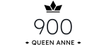 Elegant 900 Queen Anne logo featuring a crown icon, symbolizing luxury and sophistication.