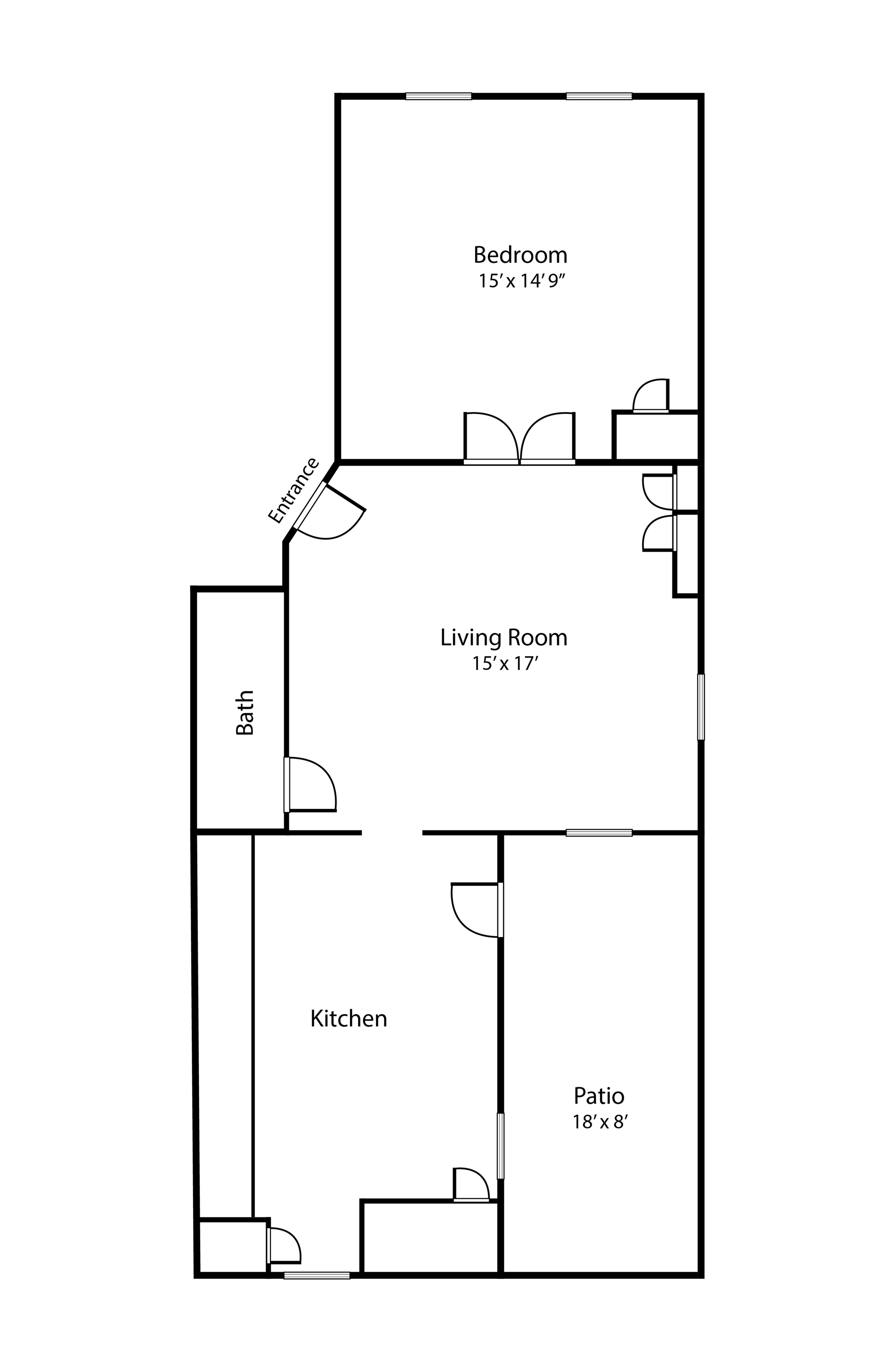 303 Second Floor 1 Bed Apartment Madison Ave Apartments