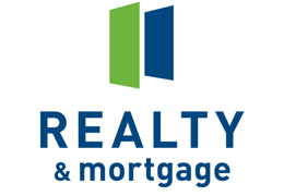 Realty and Mortgage Company green and blue logo.