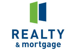 Realty and Mortgage Company green and blue logo.