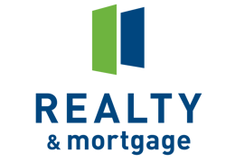 Realty and Mortgage Company green and blue logo.