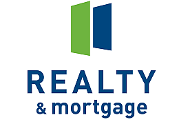 Realty and Mortgage Company green and blue logo.
