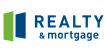 Realty and mortgage company green and blue logo