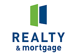 Realty and Mortgage Company green and blue logo.