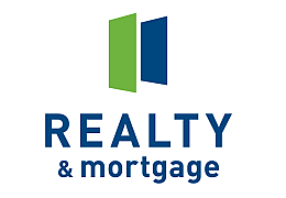 Realty and Mortgage Company green and blue logo.