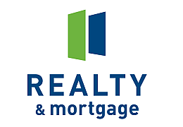 Realty and Mortgage Company green and blue logo.