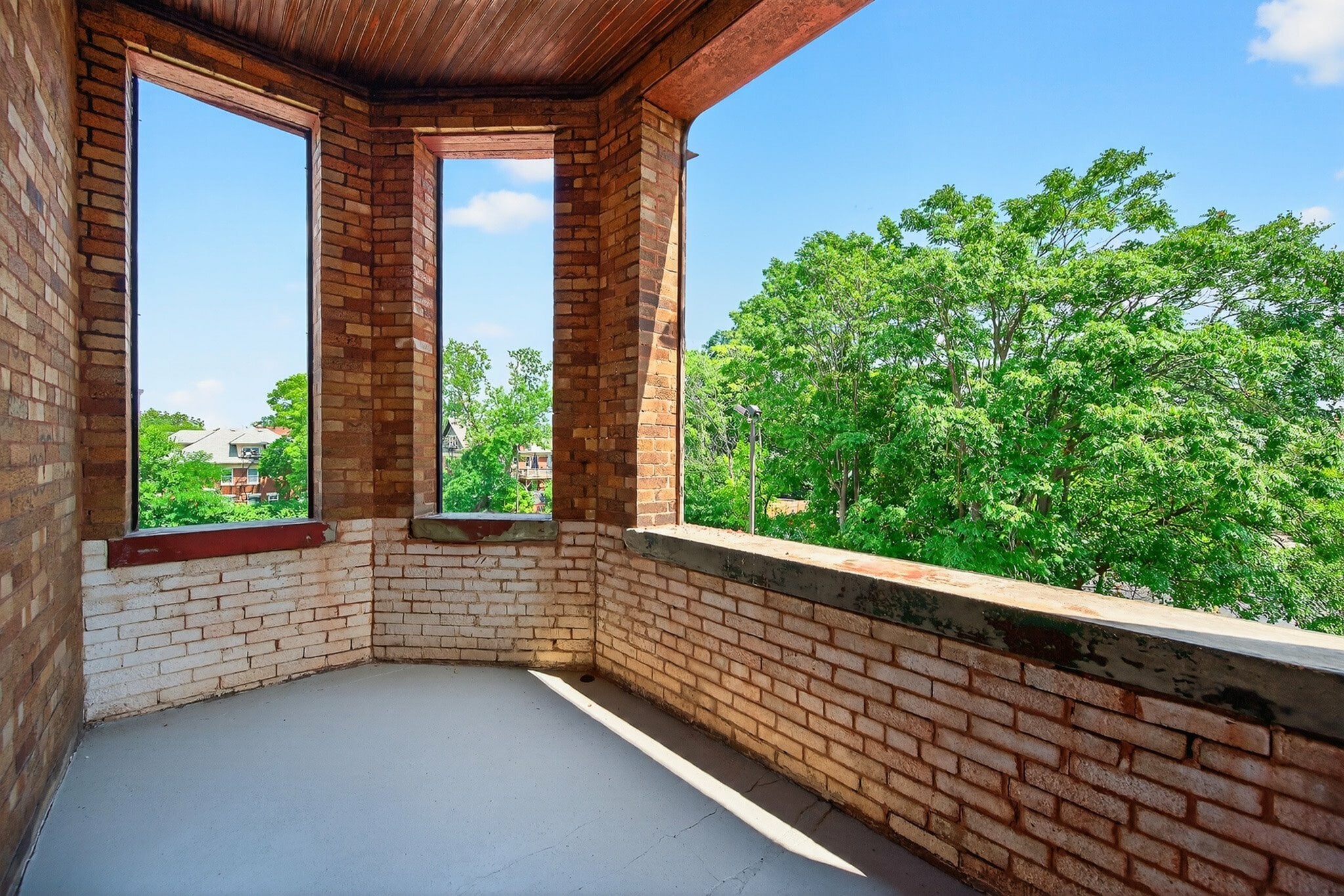 Living area at Clermont Condominiums