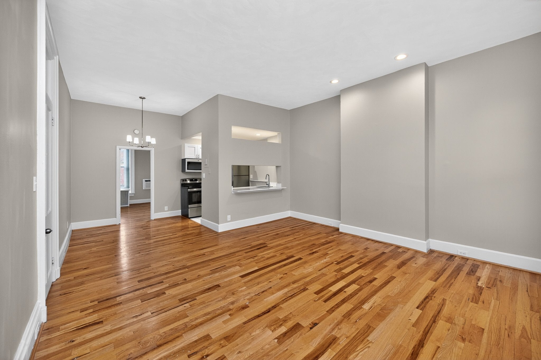 Updated apartment interior at Salutaris House