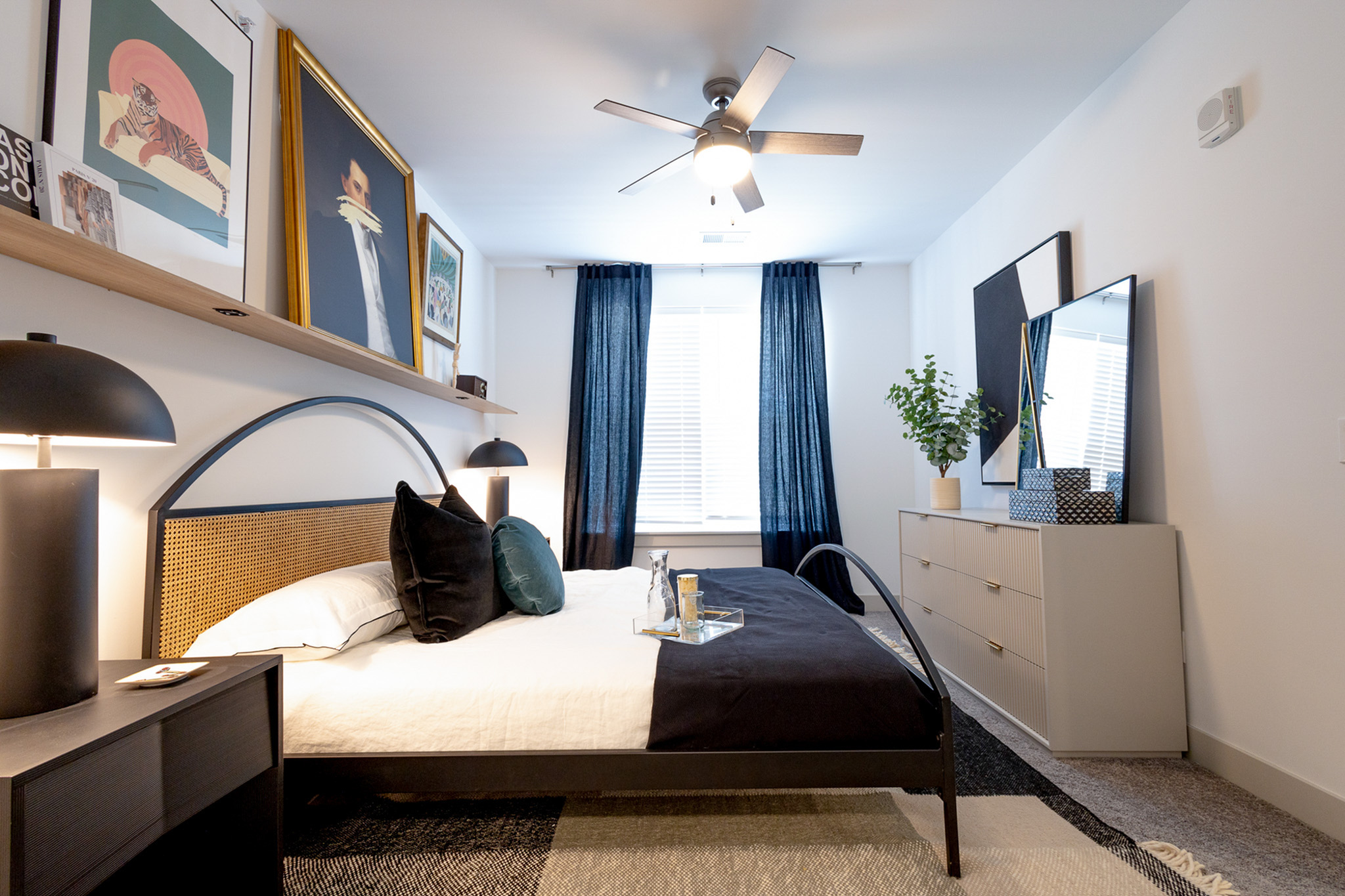 Resident gathering space at Woodburn Exchange in Cincinnati