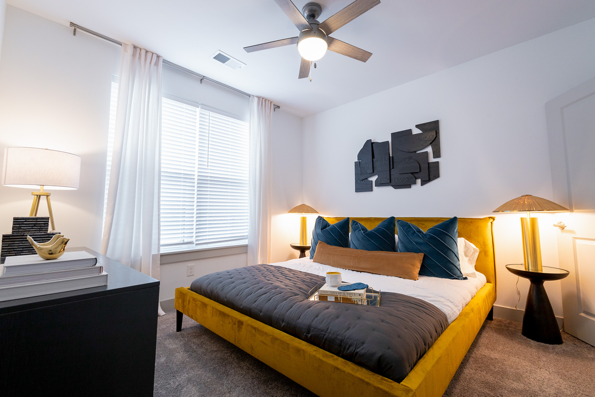 Shared amenity space at Woodburn Exchange in East Walnut Hills, Cincinnati