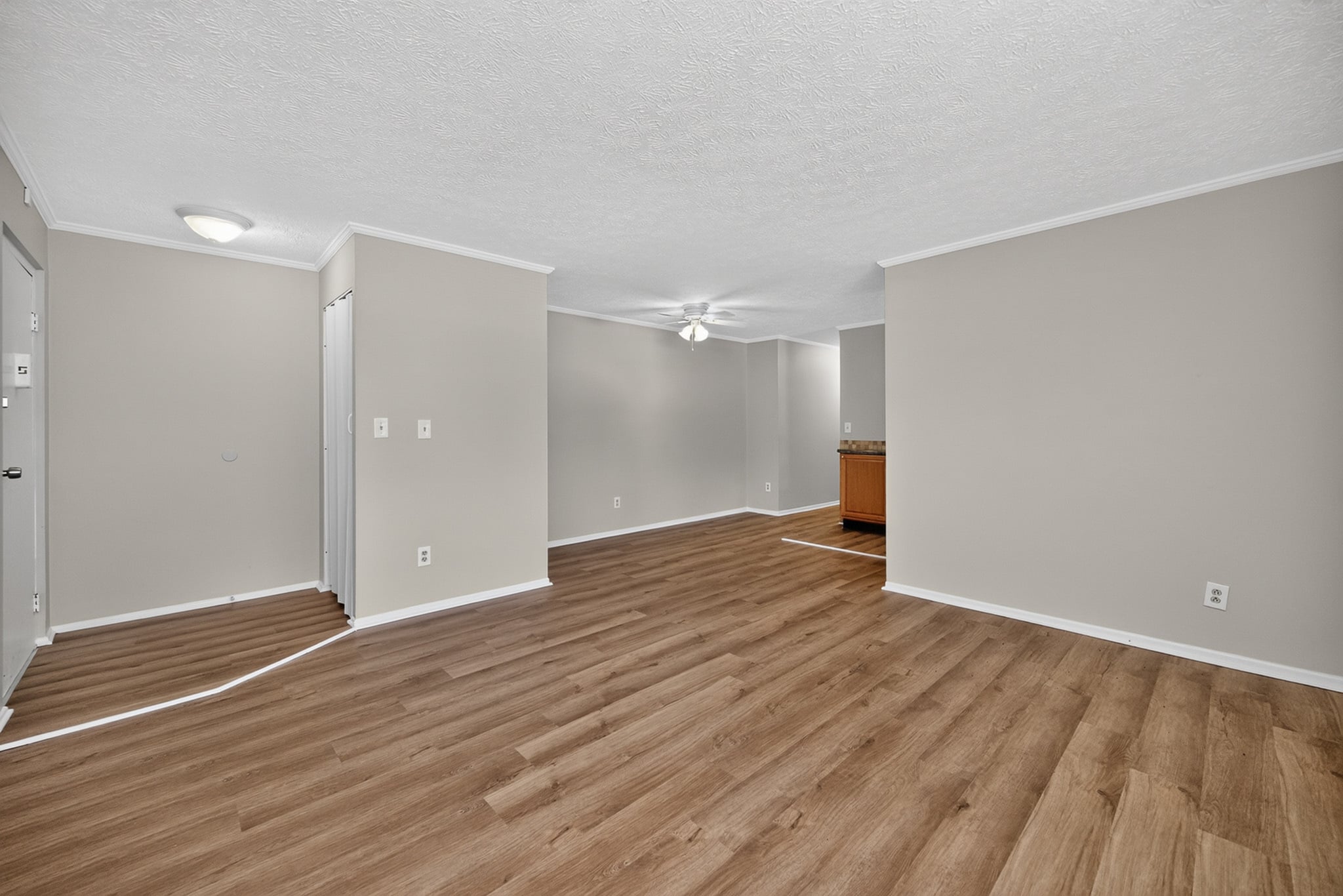 Updated living space at The Courtyard of Oakley