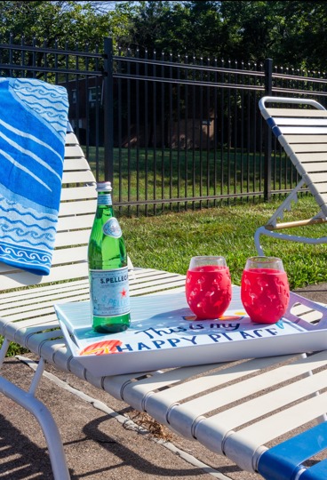 Lounge Chairs w/Tray