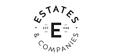 Elegant 'Estates & Companies' logo featuring bold typography, established in 1988.